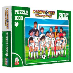 Puzzle Foto Equipo Campeones Oliver y Benji 1000pzs