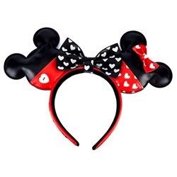 Diadema Orejas Valentines Mickey Minnie Disney Loungefly