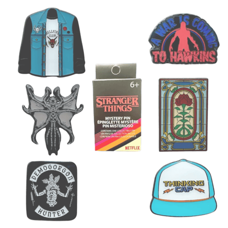 Blind Box Mystery Enamel Pin Stranger Things Loungefly surtido