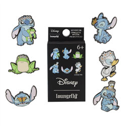 Blind Box Mystery Enamel Pin Stitch Disney Loungefly surtido