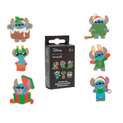 Blind Box Mystery Enamel Pin Holiday Stitch Disney Loungefly surtido