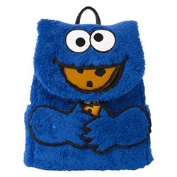 Mochila peluche + monedero Cookie Monster Barrio Sesamo Loungefly