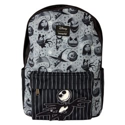 Mochila nylon Pesadilla Antes de Navidad Disney Loungefly 43cm