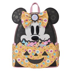 Mochila Pumpkin Minnie Disney Loungefly 26cm