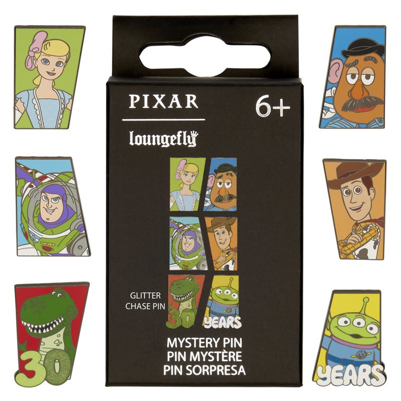 Blind Box Mystery Enamel Pin 30th Anniversary Toy Story Disney Pixar Loungefly surtido