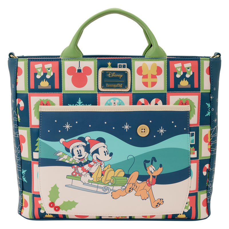 Bolso mochila Mickey & Minnie Holiday Disney Loungefly