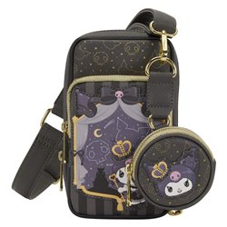 Bolso bandolera + Monedero 20th Anniversary Kuromi Hello Kitty Loungefly