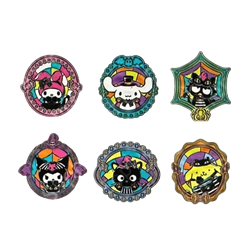 Blind Box Mystery Enamel Pin Halloween Hello Kitty and Friends Loungefly surtido