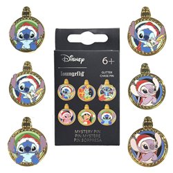 Blind Box Mystery Enamel Pin Holiday Stitch Disney Loungefly surtido