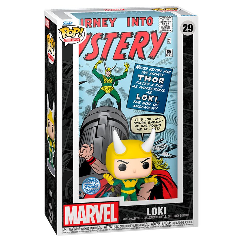 Figura POP Comic Cover Marvel Loki Exclusive