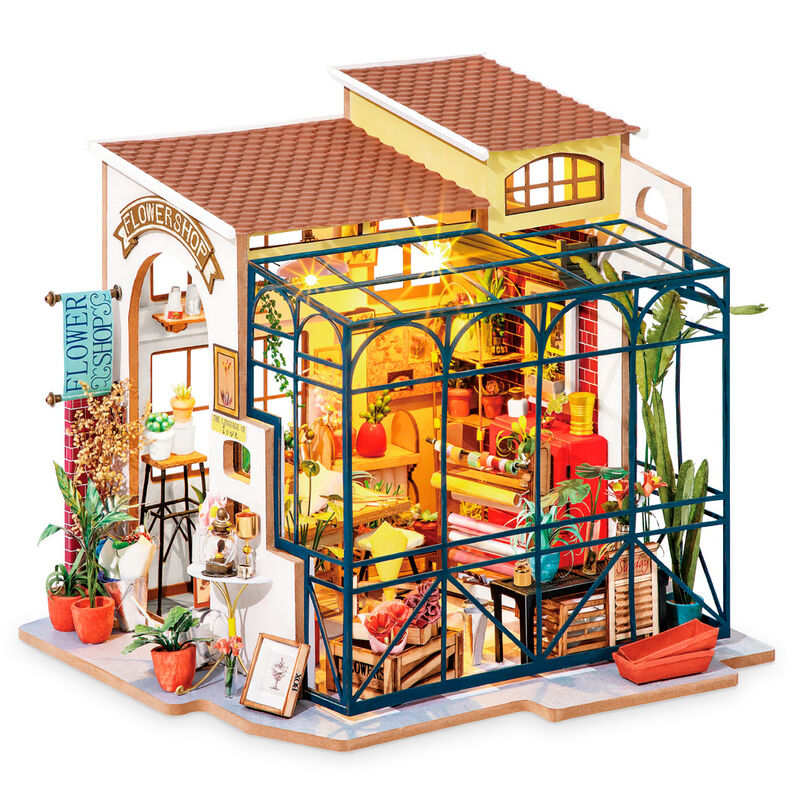 Maqueta Casa Miniatura Emily s Flower Shop 258pzs