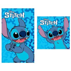 Set 2 toallas baño Stitch Disney algodon