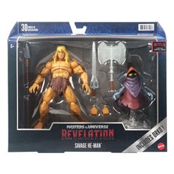 Figura He-Man Savage Masters of the Universe Revelation Masterverse 18cm