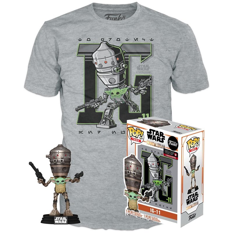 Set figura POP & Tee Star Wars IG-11 With the Child Exclusive M