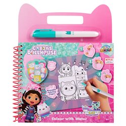 Libro magico pinta con agua La Casa de Muñecas de Gabby