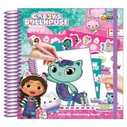 Libro dibujo y actividades La Casa de Muñecas de Gabby