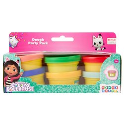 Blister 6 mini botes plastilina La Casa de Muñecas de Gabby