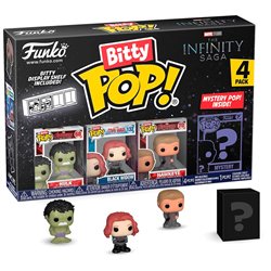 Blister 4 figuras Bitty POP Marvel The Infinity Saga Hulk