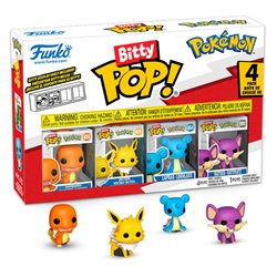 Blister 4 figuras Bitty POP Pokemon Charmander