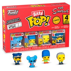 Blister 4 figuras Bitty POP Los Simpsons Itchy