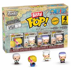 Blister 4 figuras Bitty POP One Piece Sanji