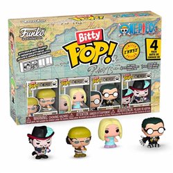 Blister 4 figuras Bitty POP One Piece Usopp
