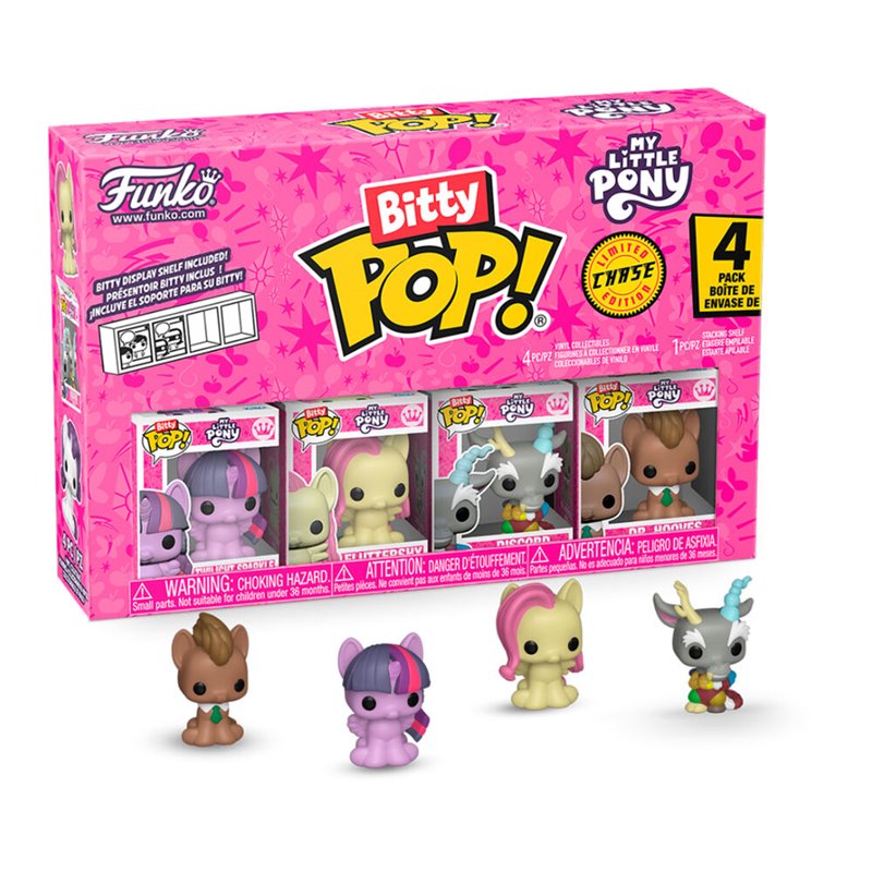 Blister 4 figuras Bitty POP My Little Pony Twilight Sparkle