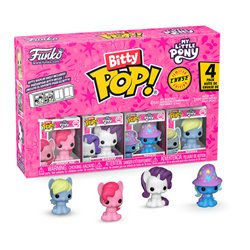 Blister 4 figuras Bitty POP My Little Pony Pinkie Pie
