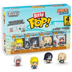 Blister 4 figuras Bitty POP Naruto Shippuden Team 2