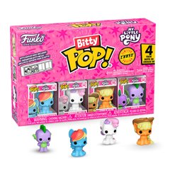 Blister 4 figuras Bitty POP My Little Pony Rainbow Dash