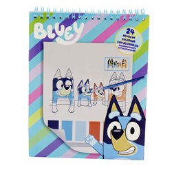 Cuaderno coloreable acuarelas Bluey