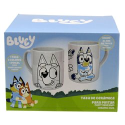 Taza para pintar Bluey