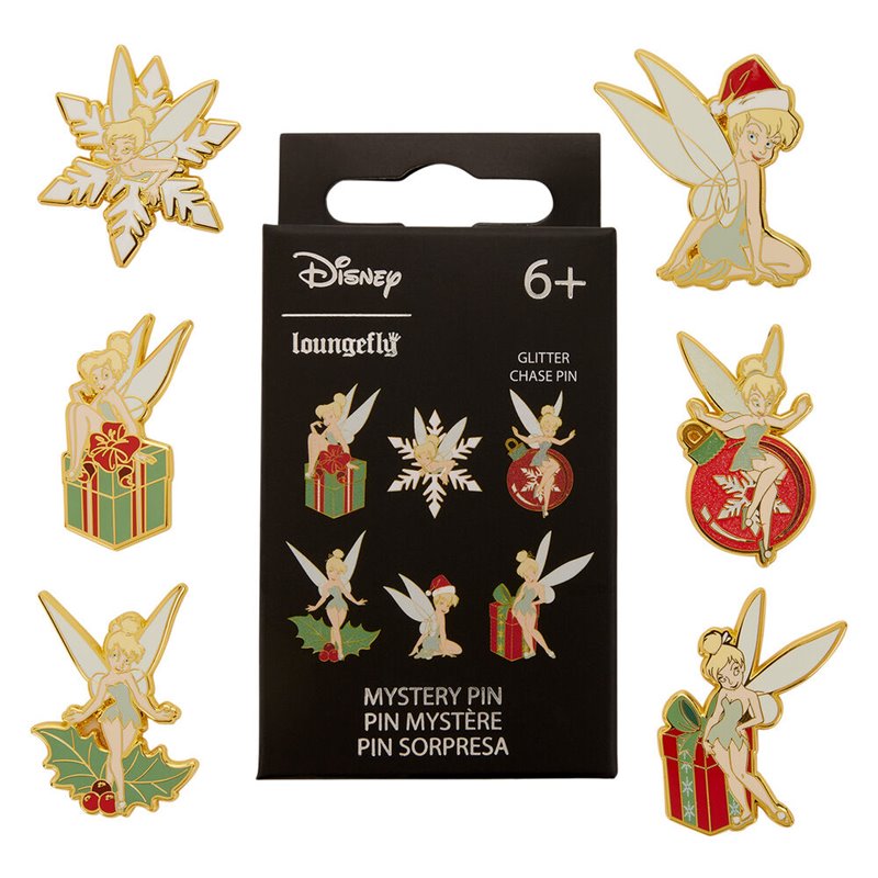 Blind Box Mystery Enamel Pin Holiday Campanilla Peter Pan Disney Loungefly