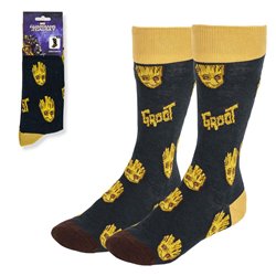 Set calcetines Groot Guardianes de La Galaxia Marvel adulto