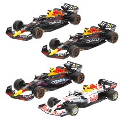 Blister 4 coches F1 Red Bull metal