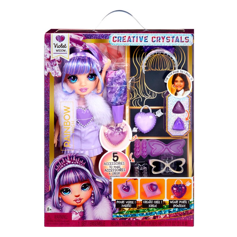 Muñeca Violet Crystal Fashion Rainbow High