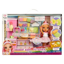 Playset + Muñeca Little Dessert Shop with Kandy Rainbow High