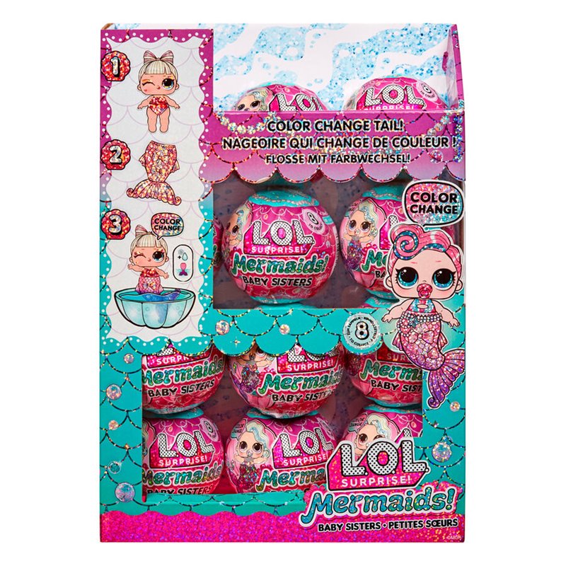 Capsula sorpresa Muñeca Sirenita Baby L.O.L. Surprise surtido