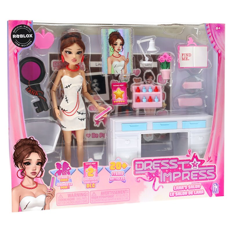 Set Muñeca Lana Deluxe Fashion Doll Dress to Impress