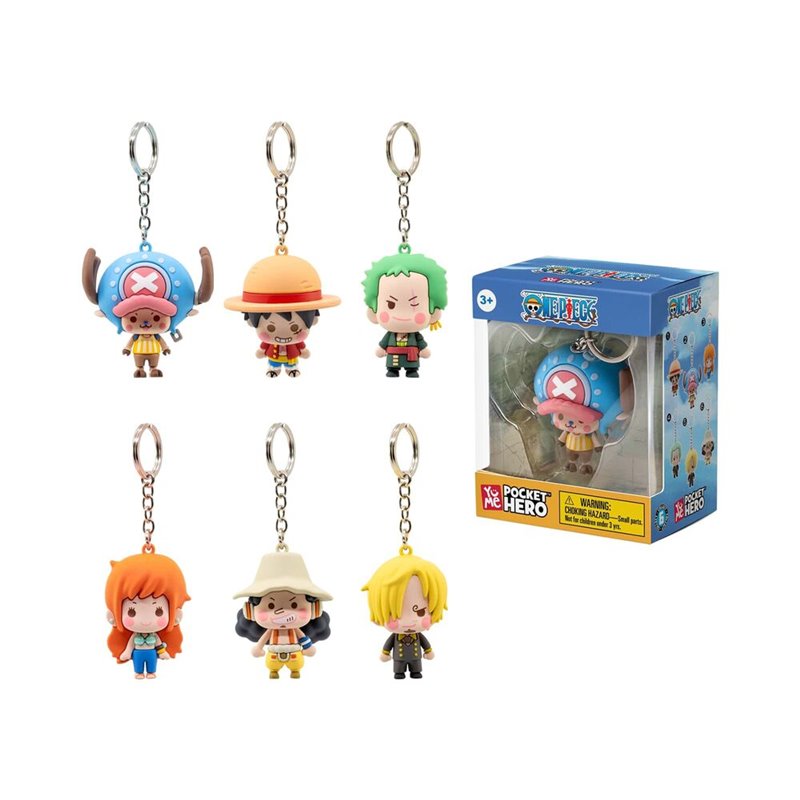 Llavero figura One Piece surtido
