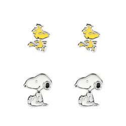 Set 2 Pares de pendientes Snoopy