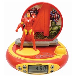 Reloj Despertador Proyector 3D Iron Man Vengadores Avengers Marvel