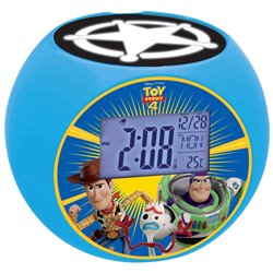 Reloj Despertador Proyector Radio Toy Story Disney Pixar