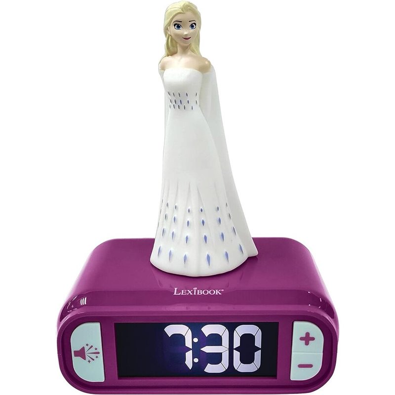 Despertador digital luz nocturna Elsa Frozen Disney