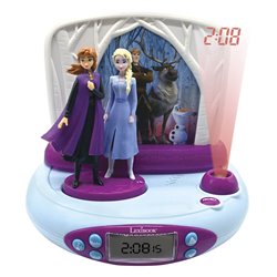 Reloj Despertador Proyector 3D Frozen Disney