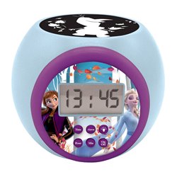 Reloj Despertador Proyector Frozen Disney