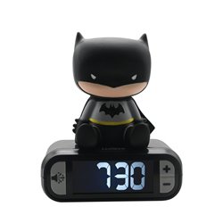 Reloj Despertador Luz Nocturna 3D Batman DC Comics