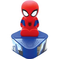 Altavoz Bluetooth Figura Luminosa Spiderman Marvel