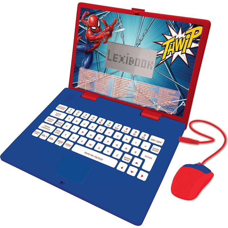 Ordenador portatil educativo Spiderman Marvel ingles - portugues