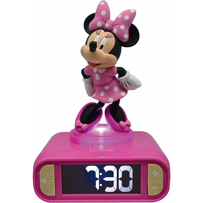 Despertador digital luz nocturna Minnie Disney